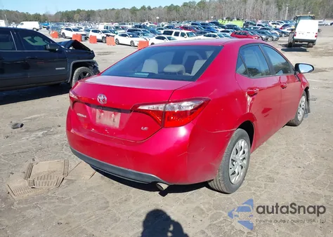 2019 Toyota Corolla Le from USA, damaged, VIN 2T1BURHE5KC206148